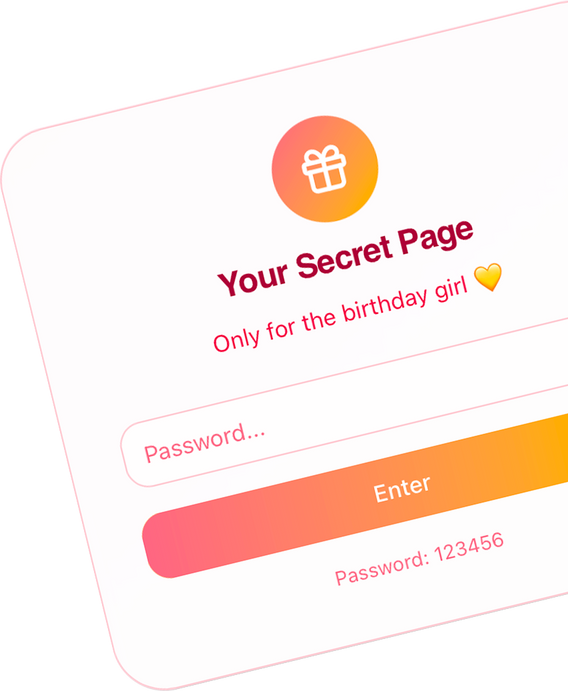 Secret Button
Finale